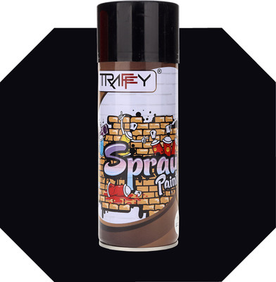 traffy Spray Paint Quick-Drying, 400 ml Automotive Matte Black Spray Paint 400 ml(Pack of 1)