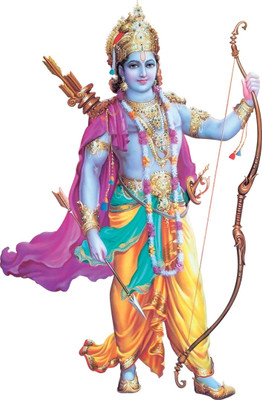 crystalsign 62 cm Ram Ji Modern Art 209_S Self Adhesive Sticker(Pack of 1)