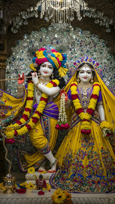 swaroopa 16.5 inch shri krishna sticker Self Adhesive Sticker(Pack of 1)