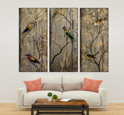 parth décor 91 cm 3d multicolor 28 wall sticker Self Adhesive Sticker(Pack of 1)