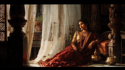 swaroopa 16.5 inch wall art sticker Self Adhesive Sticker(Pack of 1)