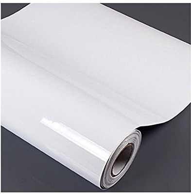 SUPERFAB Vinyl Abstract White Wallpaper(L x W: 127 cm x 30 cm)