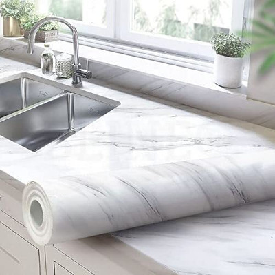 JIFFY ENTERPRISE Abstract White Wallpaper(60 cm x 200 cm)