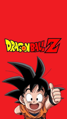 swaroopa 16.5 inch dragon ball Z sticker Self Adhesive Sticker(Pack of 1)