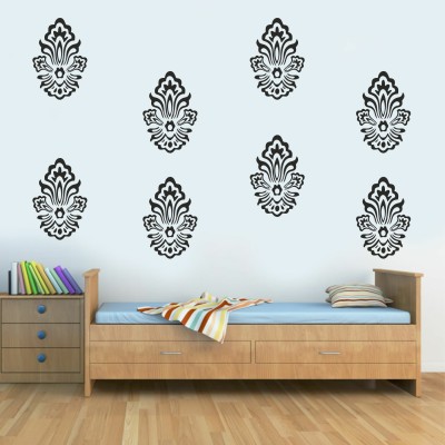 Azan Creation 55.88 cm Mandala Motif Wall Sticker for Bedroom Size - 55X43 CM Self Adhesive Sticker(Pack of 1)