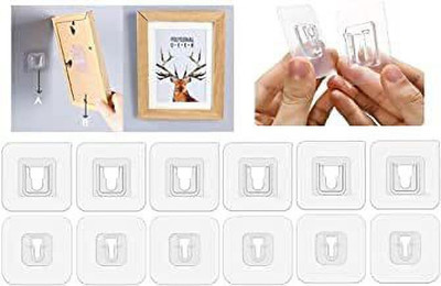 Shreejee Pack of 10 Pairs Self Adhesive Double-Sided Male Female Wall Hooks MFx10.270 Hook 10(Pack of 1)