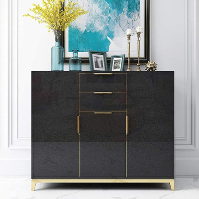 DOM EXPORT Abstract Black Wallpaper(200 cm x 60 cm)