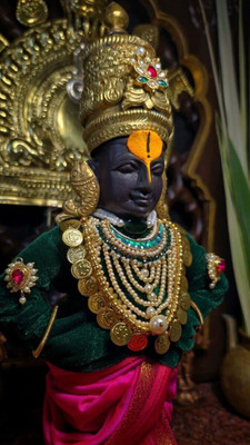 swaroopa 16.5 inch shri hari vitthal sticker Self Adhesive Sticker(Pack of 1)