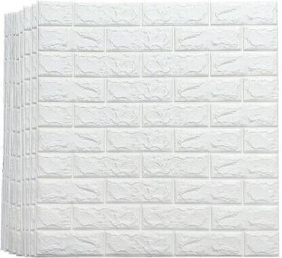 Diseno Paper Abstract White Wallpaper(L x W: 77 cm x 70 cm, Pack of 5)