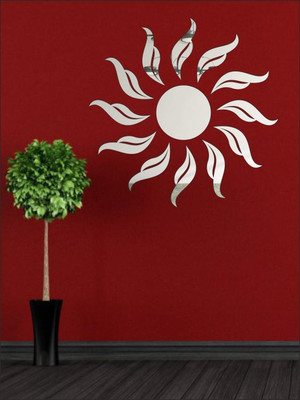 EJAart 60 cm Sun Flame Self Adhesive Sticker(Pack of 1)