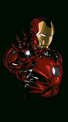 swaroopa 16.5 inch Iron man sticker Self Adhesive Sticker(Pack of 1)