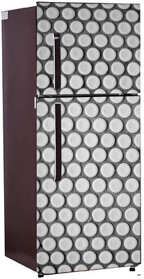 Archi Graphics Studio 160 cm Archi Graphics Various small white circles with grey sheets Self Adhesive Sticker(Pack of 1)