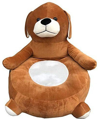 Kids wonders Baby Teddy Soft Sofa Seat | Comfortable Soft Cushion Sofa (BROWNY)  - 30 cm(Brown)