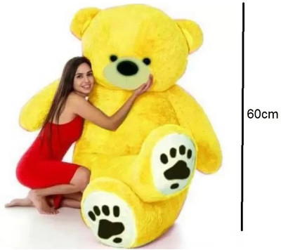 nonuji 2 feet YELLOW teddy bear for someone special soft toy(yellow)