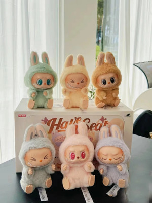Dorytoys Plush Bunny Keychain Gift Item  - 5 cm(Multicolor)
