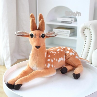 Puchu Toys Deer Stuffed Soft Plush Toy -(40,cm)  - 40 cm(Brown)