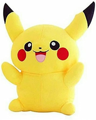 sai ji Pikachu Cartoon Character Soft Stuffed Plush Toy for Kids  - 30 cm(Multicolor)