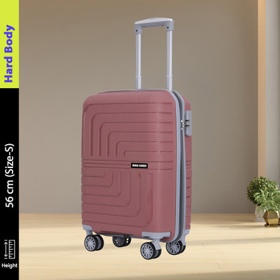 Urban Carrier Small Cabin Luggage (56 cm) 8 Wheels - Hr Carry London Zanzibar - Pink
