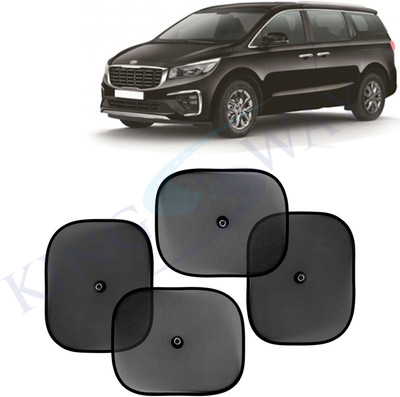 Kingsway Side Window, Rear Window, Windshield Sun Shade For Kia Carnival(Black)