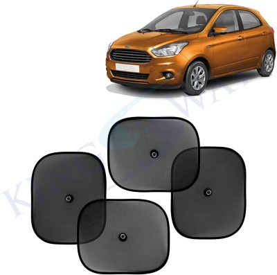 Kingsway Side Window, Rear Window, Windshield Sun Shade For Ford Figo(Black)