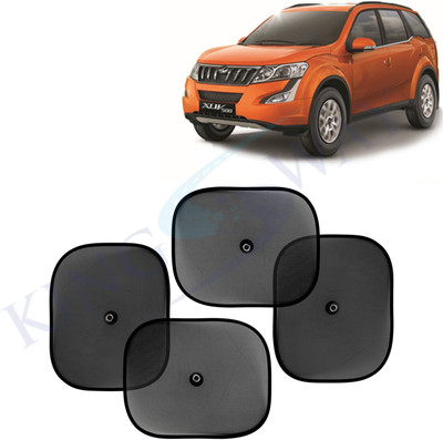 Kingsway Side Window, Rear Window, Windshield Sun Shade For Mahindra XUV 500(Black)