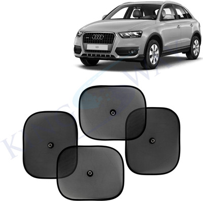 Kingsway Side Window, Rear Window, Windshield Sun Shade For Audi Q3(Black)