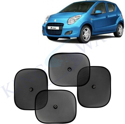 Kingsway Side Window, Rear Window, Windshield Sun Shade For Maruti Suzuki A-Star(Black)