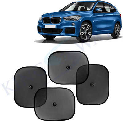 Kingsway Side Window, Rear Window, Windshield Sun Shade For BMW X1(Black)
