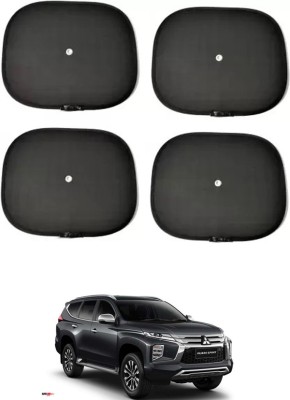 APICAL Side Window Sun Shade For Mitsubishi Universal For Car(Black)