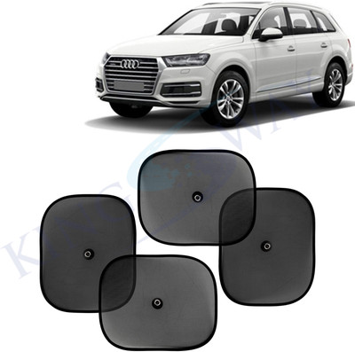 Kingsway Side Window, Rear Window, Windshield Sun Shade For Audi Q7(Black)