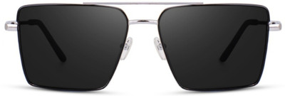 Capitalpoint Retro Square Sunglasses(For Men, Black)