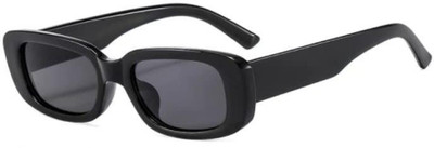 Dcmr Rectangular Sunglasses(For Men, Grey)