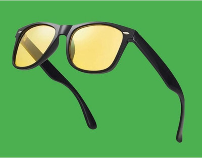 LENS LIBRARY Wayfarer Sunglasses(For Men & Women, Yellow)