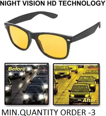Wayfarer Sunglasses(For Men & Women, Grey, Brown, Yellow)