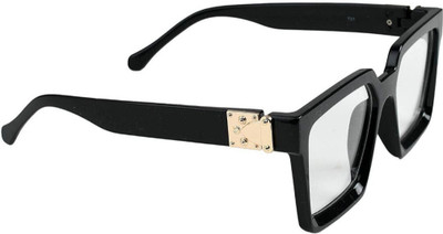 GOODINA Retro Square Sunglasses(For Men, Black)