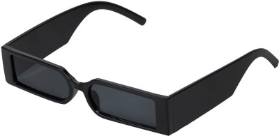 Ultra Wise Rectangular Sunglasses(For Boys & Girls, Black)