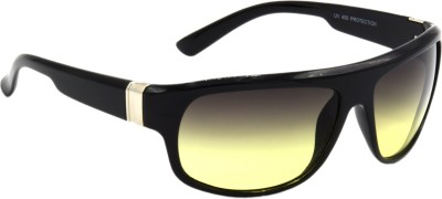 Hrinkar Sports Sunglasses(For Men & Women, Yellow)