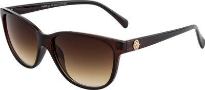 Fair-x Rectangular Sunglasses(For Women, Brown)