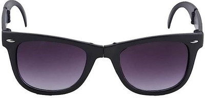 Fash Rectangular Sunglasses(For Men & Women, Black)