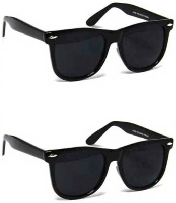 David Martin Wayfarer Sunglasses(For Men, Black)