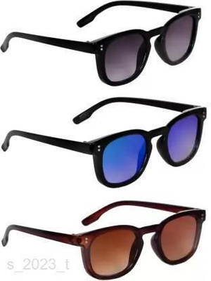 David Martin Wayfarer Sunglasses(For Men, Multicolor)