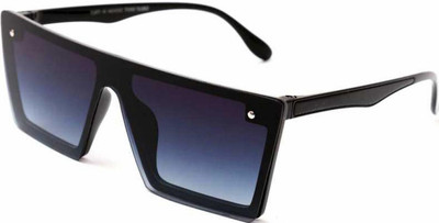 peter india Rectangular Sunglasses(For Men, Grey)