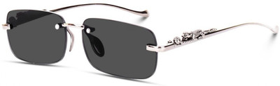 peter india Rectangular Sunglasses(For Men, Grey)
