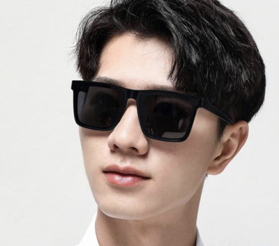 Dyana Core Retro Square Sunglasses(For Men & Women, Black)