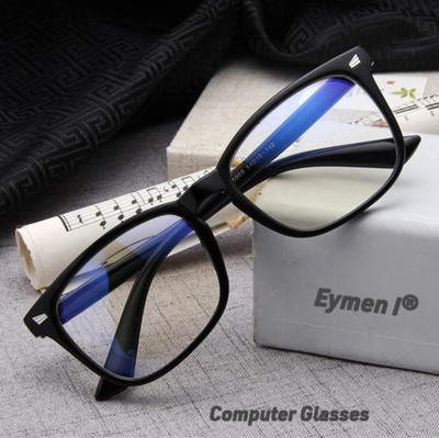 Eymen I Spectacle , Retro Square Sunglasses(For Men & Women, Clear)