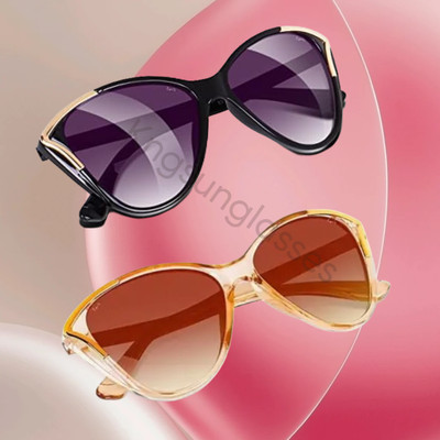 AR Cool Butterfly Sunglasses(For Women, Blue, Brown)