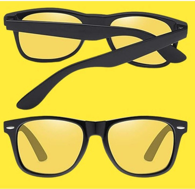 house of common Wayfarer Sunglasses(For Men & Women, Yellow)