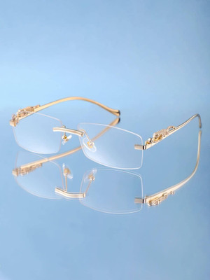 Dyana Core Rectangular Sunglasses(For Men & Women, Clear)