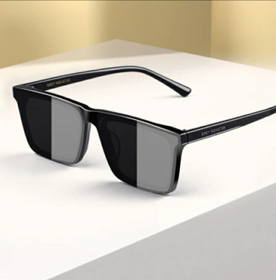 peter india Rectangular Sunglasses(For Boys & Girls, Black)