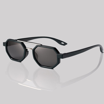 DKERAOD Retro Square Sunglasses(For Men & Women, Black)